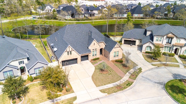 17023 Sweet Bay Ct, Conroe, TX 77385 - aerial view of residential area with a large body of water