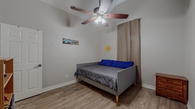 7475 Wooded Creek Dr, Beaumont, TX 77708 - bedroom featuring wood finished floors and a ceiling fan