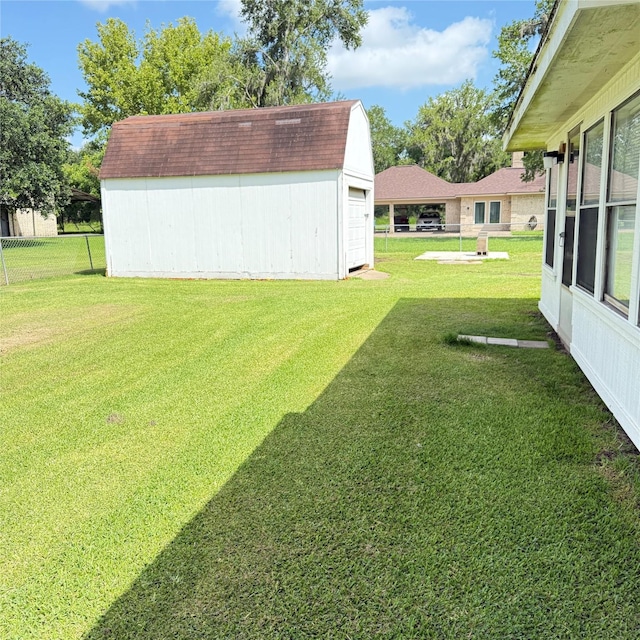 1410 S Dance Dr, West Columbia, TX 77486 - view of yard featuring an outbuilding