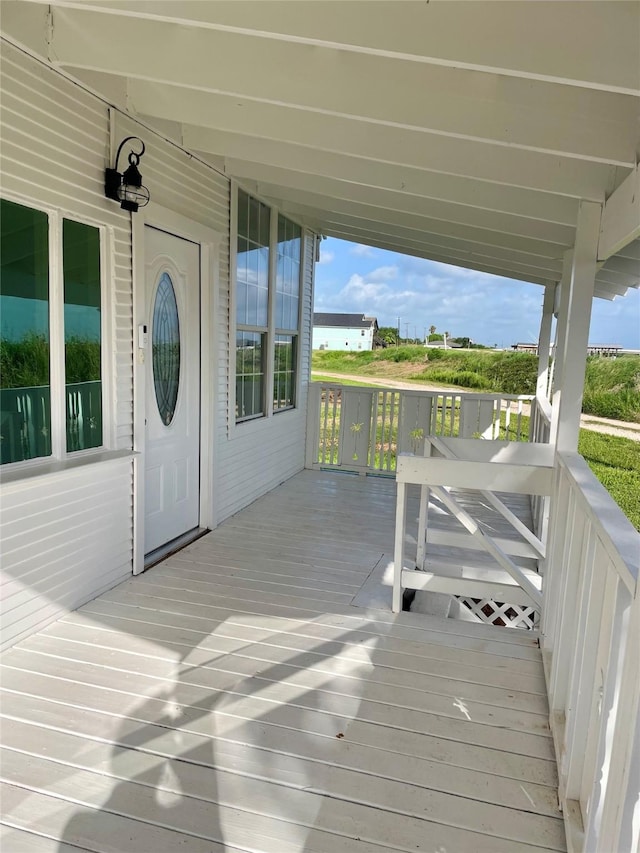 717 W Brazos St, Freeport, TX 77541 - view of wooden terrace