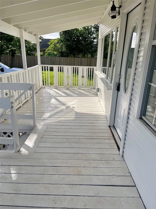 717 W Brazos St, Freeport, TX 77541 - view of wooden terrace