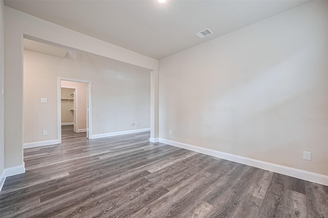 14538 Bending Maple Dr, Houston, TX 77069 - spare room featuring dark wood-style flooring