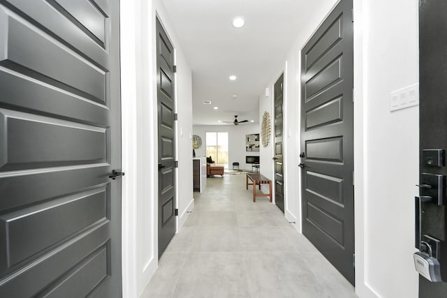 417 Harold Ln, Baytown, TX 77521 - hall with recessed lighting