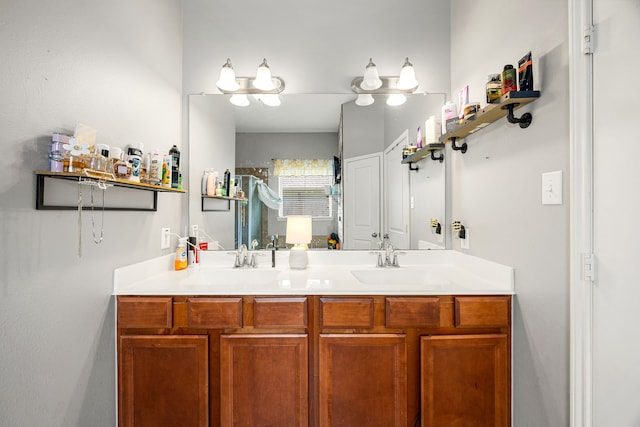 3015 Crescent Oaks Park Ln, Spring, TX 77386 - bathroom featuring double vanity