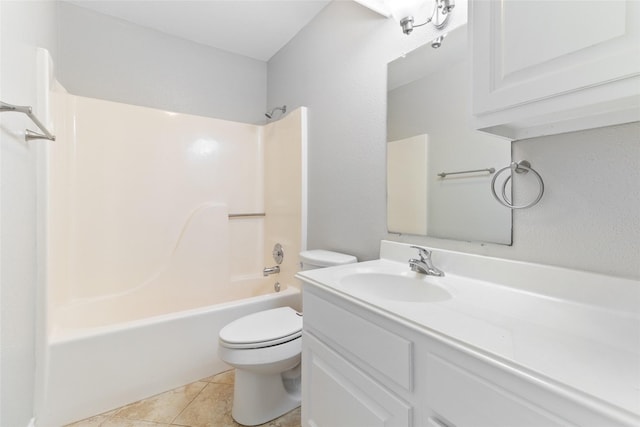 500 E Main St, Clute, TX 77531 - bathroom featuring vanity, tub / shower combination, and tile patterned flooring