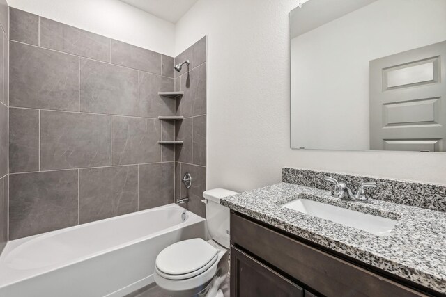 1418 Lake Ridge Dr, Brenham, TX 77833 - bathroom with vanity and shower / bath combination