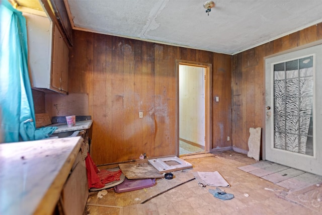 3110 Carter Blvd E, Tyler, TX 75702 - kitchen with wooden walls