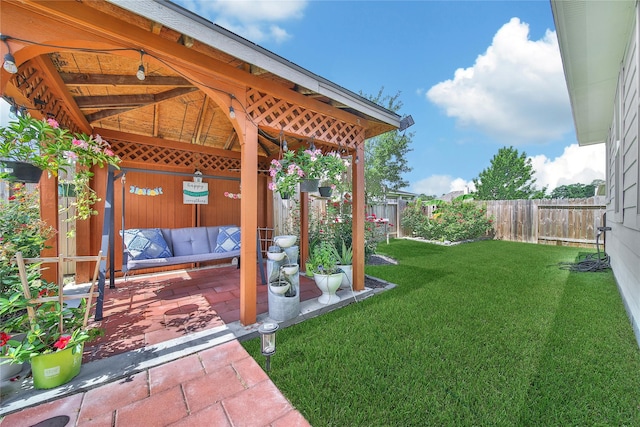 506 Glenwood Ridge Dr, Spring, TX 77386 - fenced backyard with a patio