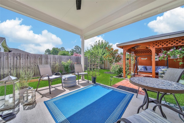 506 Glenwood Ridge Dr, Spring, TX 77386 - view of swimming pool with a patio area and a fenced backyard