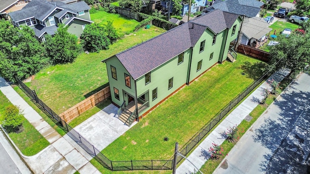 4541 Walker St, Houston, TX 77023 - aerial perspective of suburban area