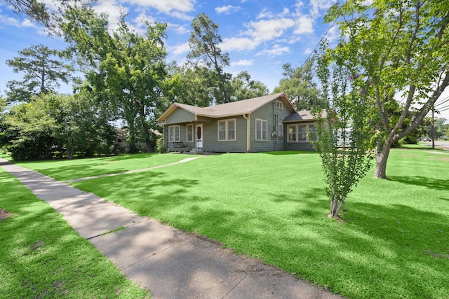213 E Feagin St, Livingston, TX 77351 - ranch-style house with a front yard