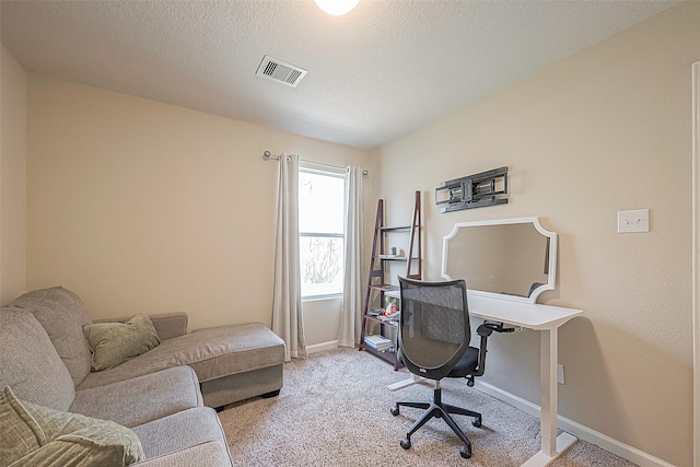 2335 Village Leaf Dr, Spring, TX 77386 - office with light colored carpet and baseboards
