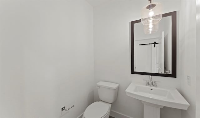 21230 Blue Bluff Dr, Cypress, TX 77433 - half bath with toilet and baseboards
