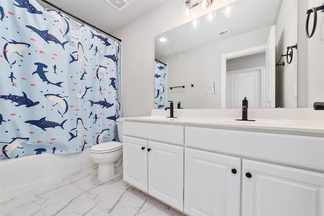 187 Solana Point Dr, Katy, TX 77493 - full bathroom with marble finish flooring, double vanity, and shower / tub combo