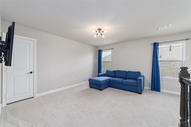 187 Solana Point Dr, Katy, TX 77493 - living area featuring light carpet and baseboards