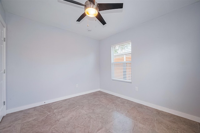 52 Penway St, Houston, TX 77022 - unfurnished room featuring ceiling fan and baseboards