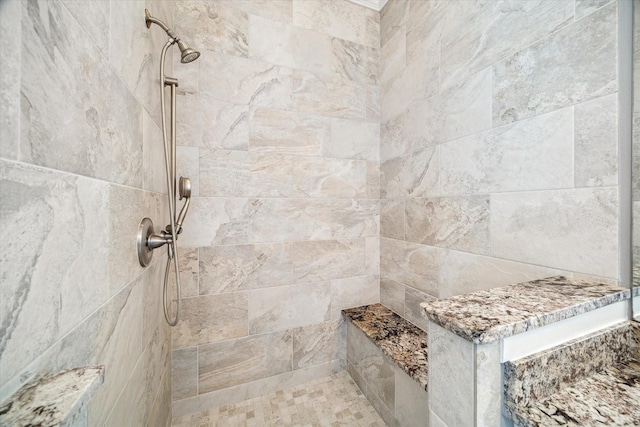 1219 W 25th St Unit A, Houston, TX 77008 - full bath featuring a tile shower