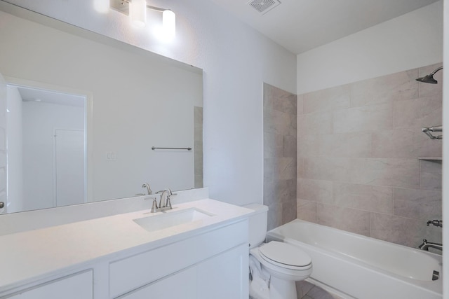 17010 Harpers Way, Conroe, TX 77385 - bathroom with vanity and tub / shower combination