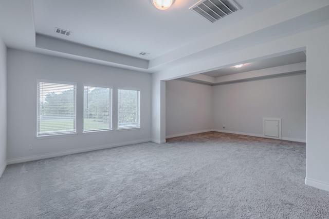 17010 Harpers Way, Conroe, TX 77385 - empty room featuring carpet floors and a raised ceiling