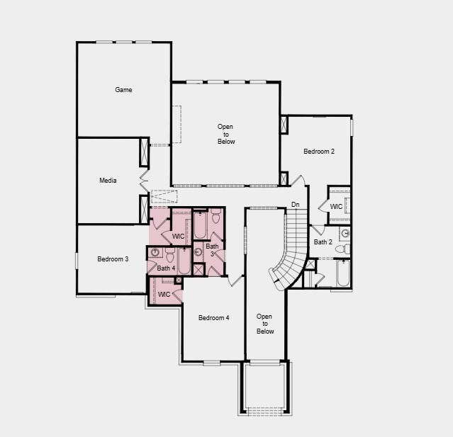 9218 Heckenberg Arbor Ln, Cypress, TX 77433 - view of room layout