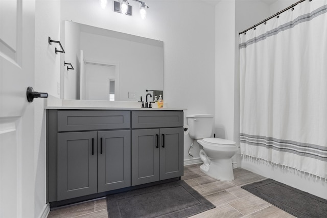 1224 Garden Jade Dr, Katy, TX 77493 - full bathroom with vanity and wood finished floors