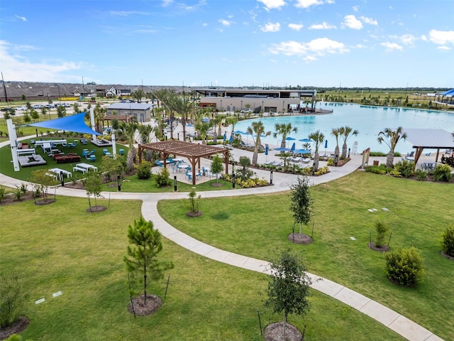 1224 Garden Jade Dr, Katy, TX 77493 - aerial view of a large body of water