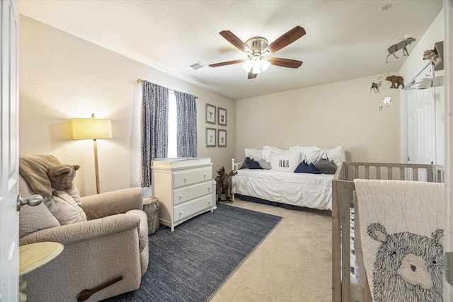 18314 Harvest Star Ct, Houston, TX 77084 - carpeted bedroom featuring ceiling fan