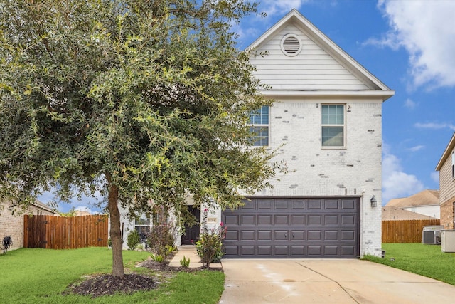18314 Harvest Star Ct, Houston, TX 77084 - view of front of property featuring brick siding, driveway, and a garage