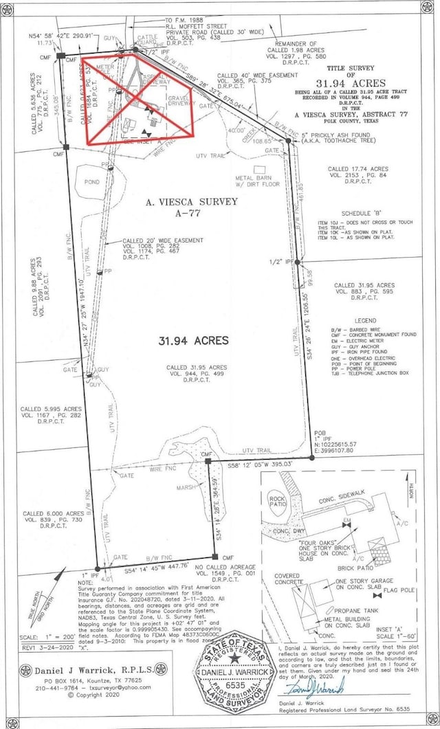 0 R L Moffett St, Goodrich, TX 77335 - photo 2