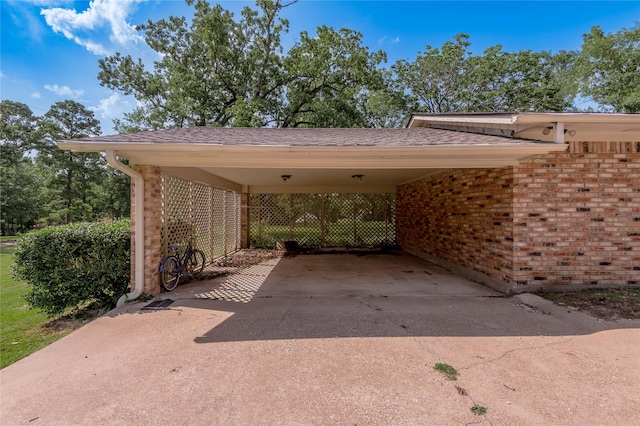 459 Brookwood Dr, Diboll, TX 75941 - view of parking / parking lot featuring driveway and a carport