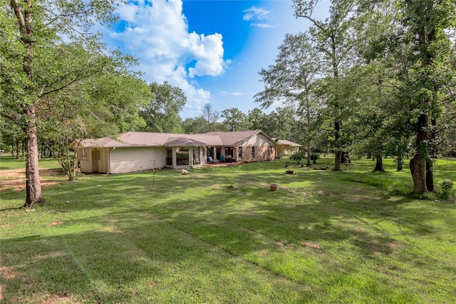 459 Brookwood Dr, Diboll, TX 75941 - view of grassy yard