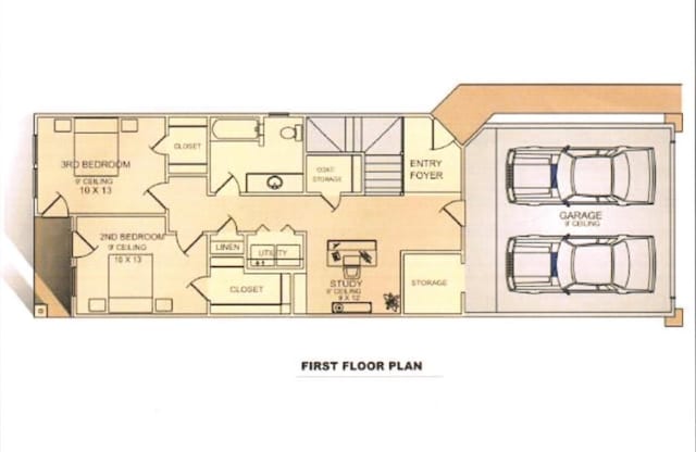 5238 Nett St, Houston, TX 77007 - view of property floor plan