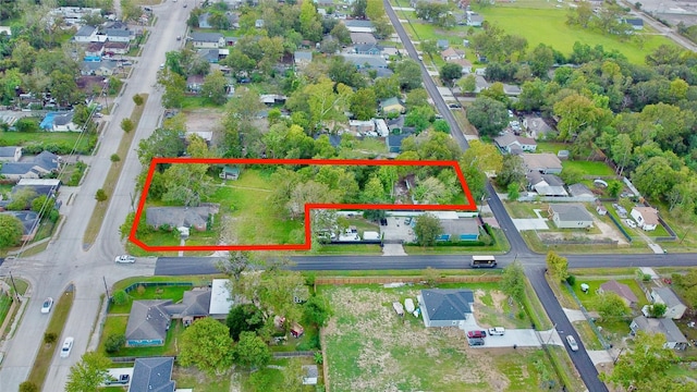 1815 Parker Rd, Houston, TX 77093 - aerial view of residential area featuring property boundaries highlighted