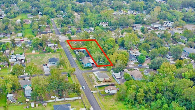 1815 Parker Rd, Houston, TX 77093 - view of property location with property boundaries highlighted and nearby suburban area