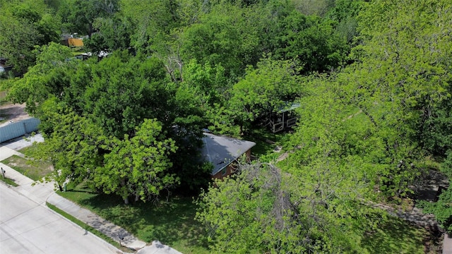 1815 Parker Rd, Houston, TX 77093 - aerial view of a heavily wooded area