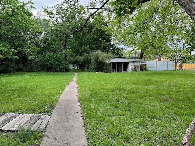 1815 Parker Rd, Houston, TX 77093 - view of yard with a shed