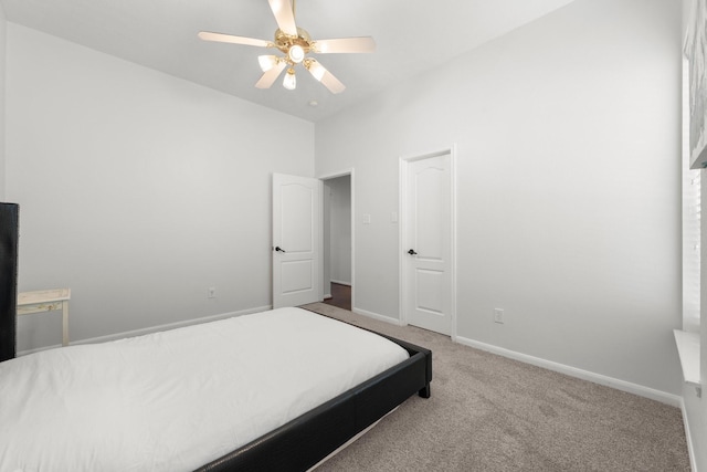 6531 Glenhill Dr, Spring, TX 77389 - bedroom with carpet and a ceiling fan
