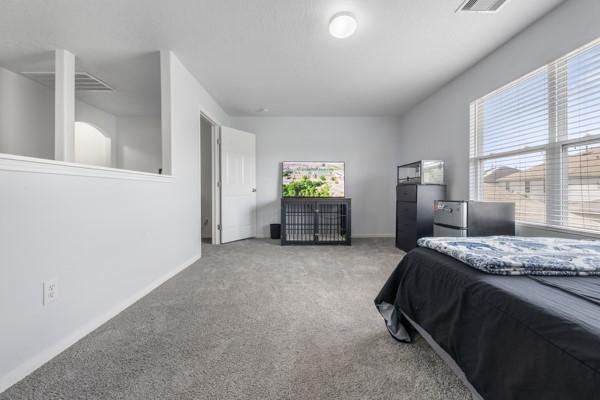 19602 Hardwood Ridge Trl, Cypress, TX 77429 - bedroom featuring carpet floors and baseboards