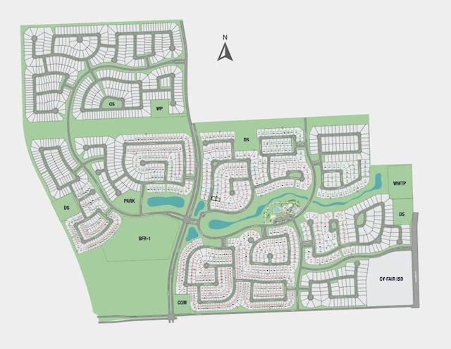 8910 Drysdale River Rd, Cypress, TX 77433 - parcel map