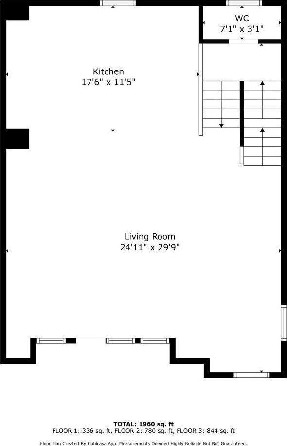 1034 W 26th St Unit D, Houston, TX 77008 - view of home floor plan