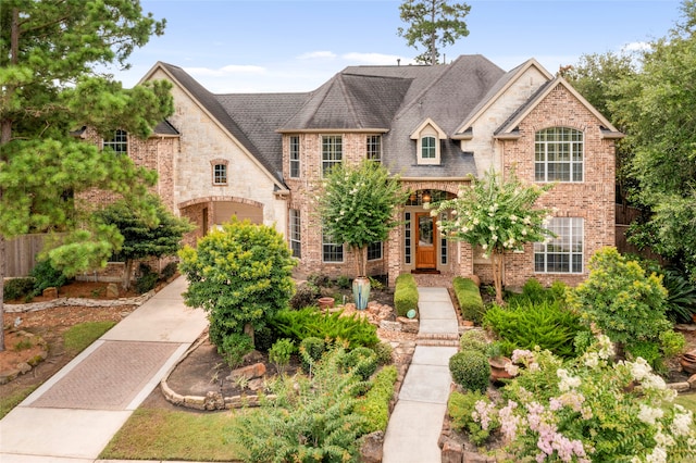 12902 Tamarack Bend Ln, Humble, TX 77346 - french country home featuring brick siding
