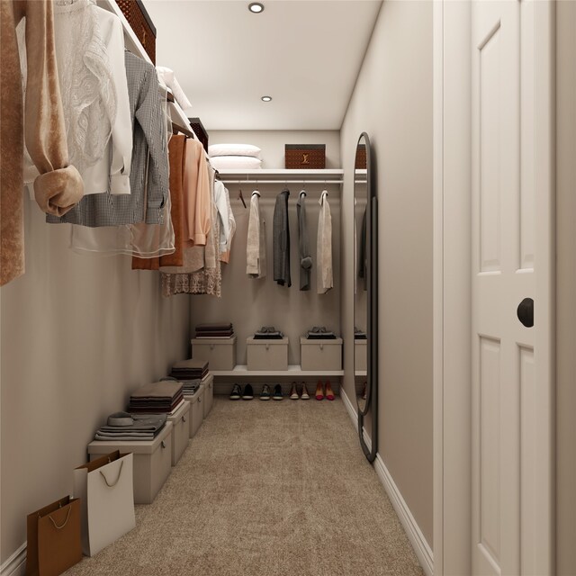 8832 Curry Rd, Houston, TX 77093 - walk in closet with carpet