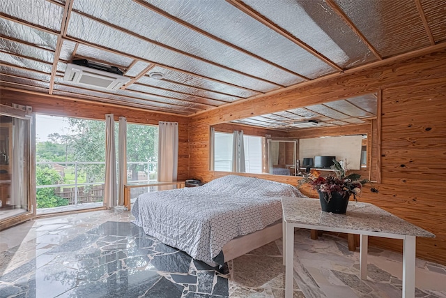 5 Briar Dale Ct, Houston, TX 77027 - bedroom featuring wooden walls