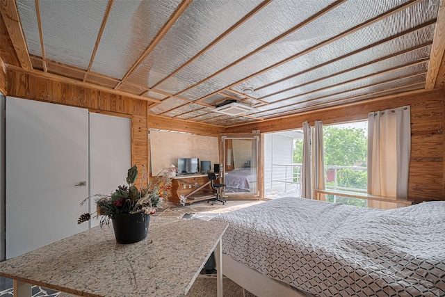 5 Briar Dale Ct, Houston, TX 77027 - bedroom featuring wood walls