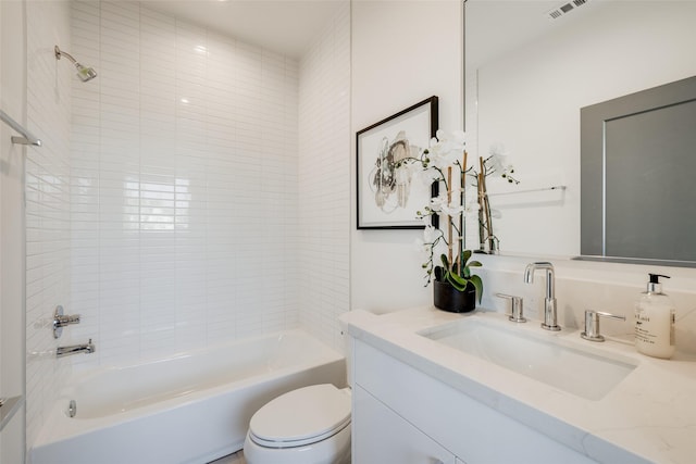 1609 Park St, Houston, TX 77019 - full bathroom featuring vanity and shower / bath combination
