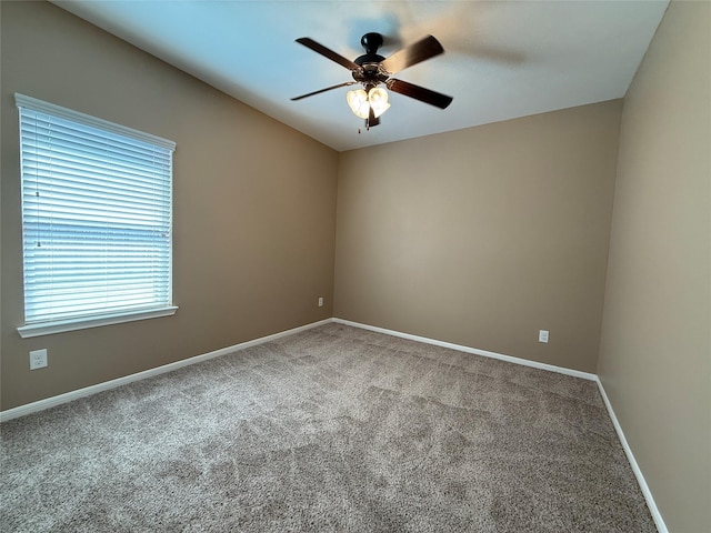 18227 Dusty Terrace Ln, Katy, TX 77449 - carpeted spare room with a ceiling fan and baseboards