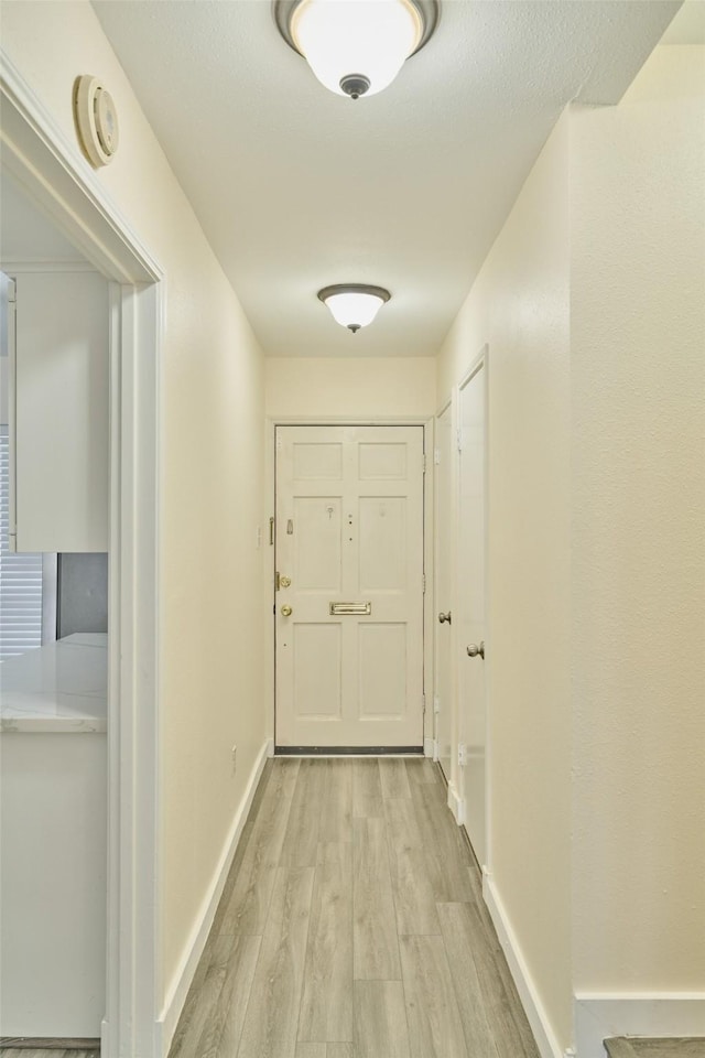 2308 Winrock Blvd Unit 173, Houston, TX 77057 - corridor with light wood finished floors and baseboards