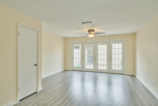2308 Winrock Blvd Unit 173, Houston, TX 77057 - unfurnished room featuring a ceiling fan and light wood finished floors