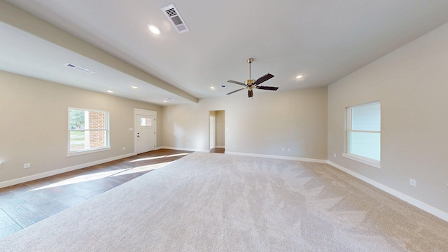 58 Lantana Ct, Lake Jackson, TX 77566 - empty room featuring recessed lighting and ceiling fan