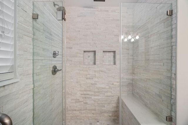 4502 Lido Ln, Houston, TX 77092 - bathroom featuring a shower stall